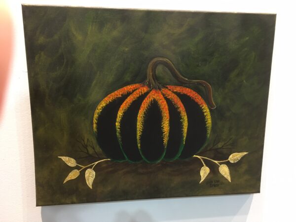 Timcik Art - Leah Timcik Negative Pumpkin