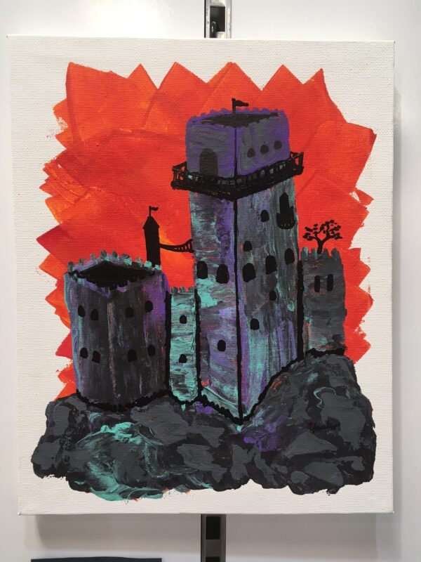 Yacko Art - Terrie Yacko Abstract Castle
