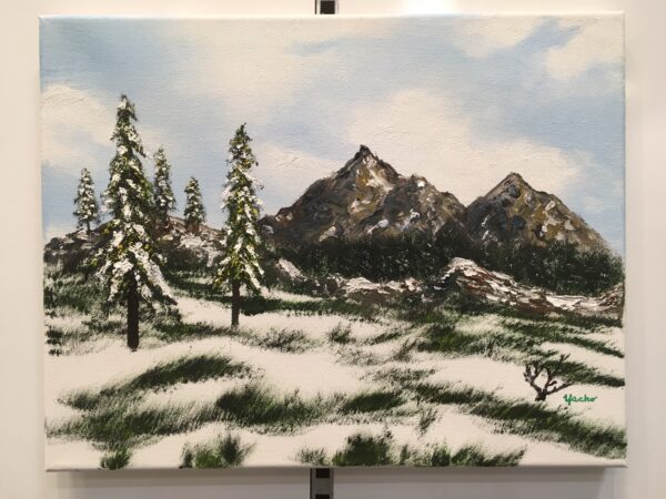 Yacko Art - Terrie Yacko Snowy Mountain
