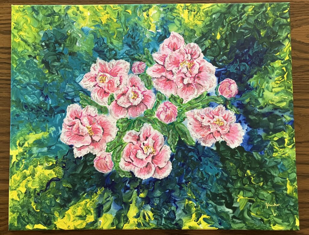 Yacko Art - Punch of Peonies